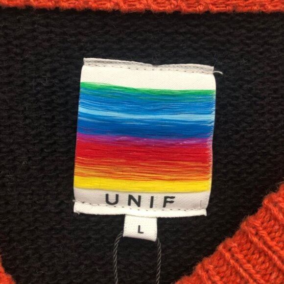New UNIF Black Everyday Bliss Sweater - Size L - Picture 5 of 7